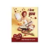 Nostalgic Art I Love You Chocolate Magnet