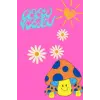 Notebook: Fun Mushroom Good Vıbes 120 PG Blank Lıned Notebook/journal