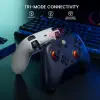 Nova Lite Wireless Controller – 2.4G & Bluetooth Gamepad for Windows PC, iPhone, Android, Switch & Steam Deck – Hall Effect Triggers, Turbo Function, Rumble Vibration (Blush Pink)