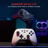 Nova Lite Wireless Controller – 2.4G & Bluetooth Gamepad for Windows PC, iPhone, Android, Switch & Steam Deck – Hall Effect Triggers, Turbo Function, Rumble Vibration (Blush Pink)