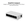 NR3 5 Port LED Işıklı 100Mbps Ethernet Switch