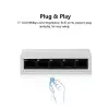 NR3 5 Port LED Işıklı 100Mbps Ethernet Switch