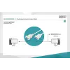 Null-Modem Kablo, D-Sub 9 - D-Sub 9, Dişi - Dişi, 1.8m