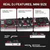 Numark MixTrack Go Kompakt Bluetooth DJ Controller; 2 Deck, Stems Kontrolü, Smart Fader, Kapasitif Dokunmatik Jog Wheel, USB-C, Serato DJ Lite & Algoriddim djay Dahil, Taşınabilir DJ Mikseri