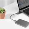 O192 USB - Type-C Dönüştürücü OTG Metal Adaptör Siyah