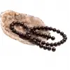 Obsidyen Taşı Dizi Kolye (8 mm)