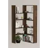 Office Dekoratif Kitaplık Ceviz