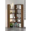 Office Dekoratif Kitaplık Ceviz