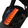 Ok Tasarımlı Alev Turuncusu Çamurluk Kask Sticker