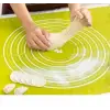 Ölçekli Silikon Hamur Açma Matı 50 cm