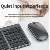 Onezero Kablosuz Türkçe Klavye Mouse Set Şarjlı Klavye Mouse 2.4G USB Dongle ve Bluetooth Bağlantılı Ergonomik Tasarım Kablosuz Keyboard Fare Titanyum Renk ZR609