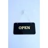 Open/Closed Kapı Tabelası, Tüm İşletmeler için Şık ve Sade Tasarım