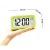 Optik Masaüstü Saat Takvim Termometre Yeşil