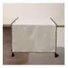 ORADEA PÜSKÜLLÜ RUNNER SİYAH 45X145 CM