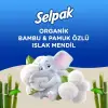 Organik Bambu ve Pamuk Islak Mendil 1X50
