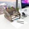 Organizer, Medium Hexa Masaüstü Ceviz