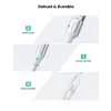 Örgülü USB Type-C Şarj ve Data Kablosu, 50 cm