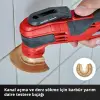 Orijinal Einhell 6 Parça Multitool Seti (Dalma, HCS Yarım Daire, CrV Dalma, Karbür Uçlu Yarım Daire Testere Bıçağı, Karbür Delta Rasp, Esnek Spatula – Open Back bağlantılı) - 49708106