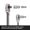 Orijinal Einhell XL-CASE Otomotiv Bit Seti – 40 Parça (10 mm Altıgen Saplı CrV Çelik Power Bitler, 10 mm Altıgen 3/8 ve 1/2 Kare Lokma Adaptörleri, Saklama Kutusu Dahil) - 49109032 | 30 ve 75 mm...