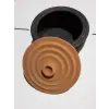 ORTA BOY TOPRAK GÜVEÇ TENCERE KAP (24 * 12cm)