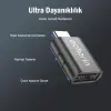 OTG Akıllı Giriş USB 3.0 to Type-C Dönüştürücü Adaptör Çevirici 5Gbps, iPhone 16, Pro, Pro Max, M2, M3, M4 MacBook Pro, Air, iPad Pro ve Galaxy S25, S24, S23 ve Tabletler ile Uyumlu