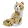 Oturan Kedi Peluş Oyuncak, Bej, 22cm