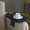 Oval dekoratif yan sehpa