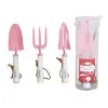 P2232003 pembe plastik 3lü set