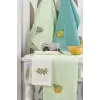 Pamuklu Waffle 6 adet Mutfak Kurulama Bezi Seti