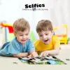 Panda Peluş ve Selfie 48 Parça Puzzle