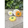 Papatya Çiçek Mum Kalıbı (, Silikon)