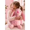 Papyonlu Uzun Kulak Bunny Pelüş Tavşan 65 cm (Pembe)