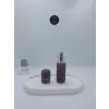 Parıldayan Elmas İşlemeli Mini Doldurulabilir Parfüm Şişesi 10 ML (Mor)