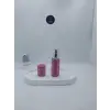 Parıldayan Elmas İşlemeli Mini Doldurulabilir Parfüm Şişesi 10 ML (Pembe)