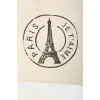 Paris Baskılı Bez Okul Çantası