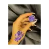 Parlak Glitter Jel Far Simli Jel Far Mor, mor21glşter
