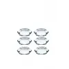 Pasabahce Reflection Kristal Pasta Servis Tatlı Tabağı 18 cm 6 Adet 856896564565632aybabastore