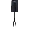 Paslanmaz çelik barbekü çatalları, siyah, 45 cm