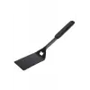 Paslanmaz çelik barbekü spatulası, siyah, 46 cm