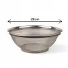 Paslanmaz Çelik Kulpsuz Süzgeç, 28 cm