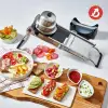 Paslanmaz çelik sebze rendesi, gümüş, 50 x 18.5 x 18 cm
