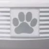 Paw & Patch Seramik Evcil Hayvan Koleksiyonu; Orta Set, 15x5 cm, Gri, 2 Parça