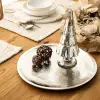 Pearl Dekoratif Tabak 30 Cm Gümüş