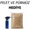 Pelet Soba Roket Soba 125 Cm - Pürmüz&Pelet Hediyeli