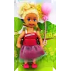 Pembe Balonlu Sarışın Mini Bebek