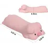 Pembe Domuz Şeklinde Yumuşak Squishy Mouse Pad