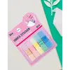 Pembe indeks sticker ve yapışkan not