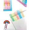 Pembe indeks sticker ve yapışkan not