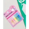 Pembe indeks sticker ve yapışkan not