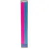 Pembe Mavi Çubuk Mum 20 cm 6 Adet